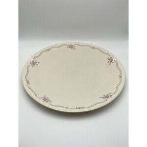 Vintage Corelle English Breakfast 10 in Dinner Plate Floral Border USA Used